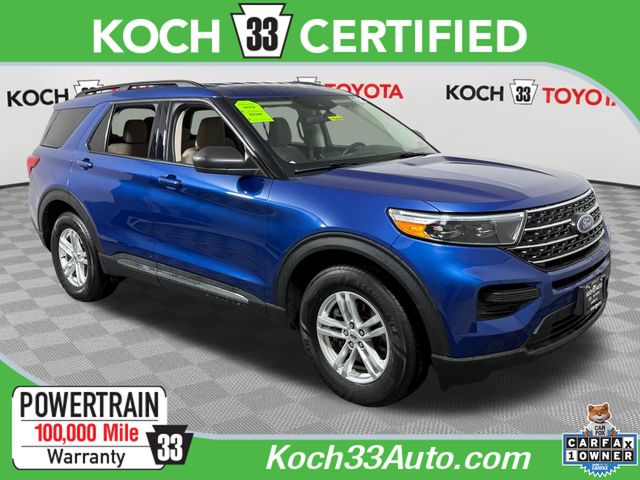 Blue Metallic 2023 Ford Explorer SUV / Crossover All-Wheel Drive Automatic