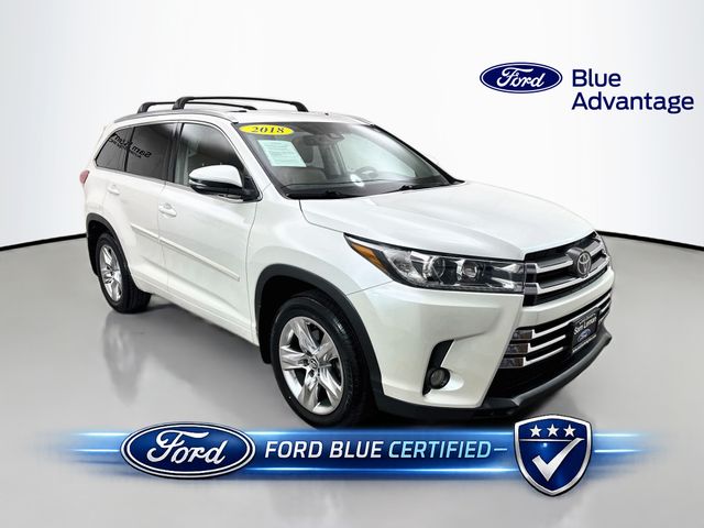White (Blizzard Pearl) 2018 Toyota Highlander SUV / Crossover All-Wheel Drive 8-Speed Automatic