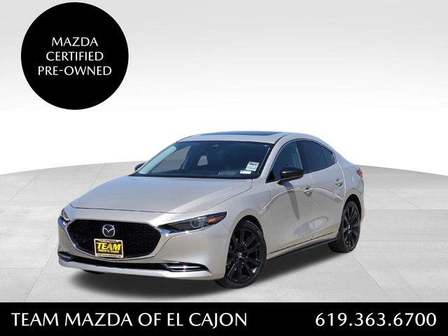 Gray (Platinum Quartz Metallic) 2022 Mazda MAZDA3 2.5 Turbo Sedan AWD Sedan All-Wheel Drive 6-Speed Automatic