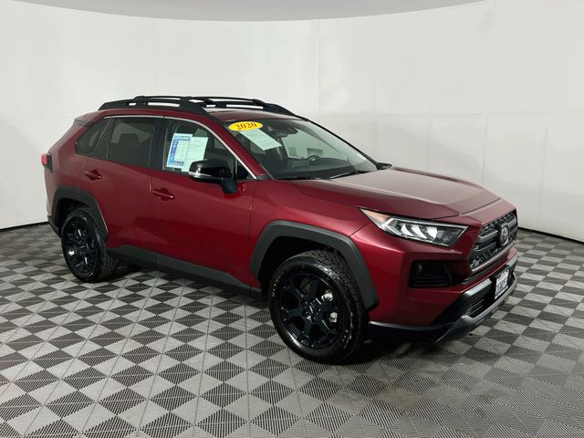 Red (Ruby Flare Pearl) 2020 Toyota RAV4 SUV / Crossover All-Wheel Drive 8-Speed Automatic