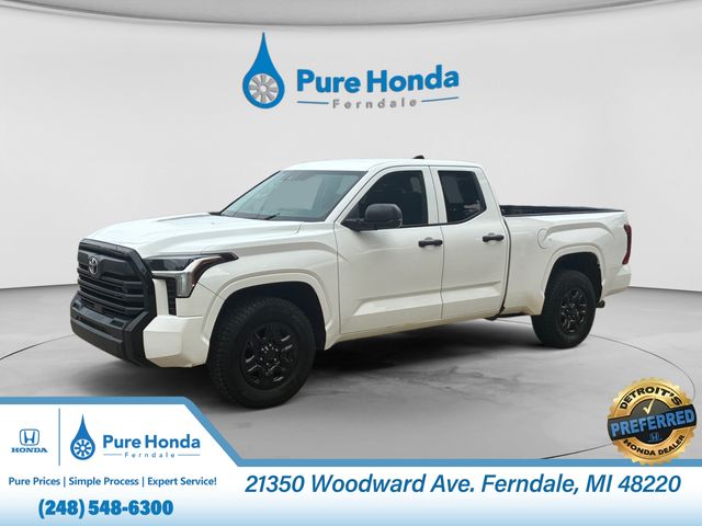 White 2022 Toyota Tundra Pickup Truck Four-Wheel Drive Automatic