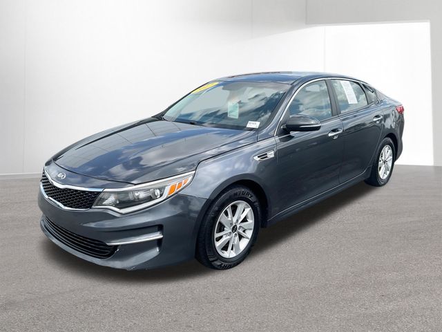Gray (Platinum Graphite) 2017 Kia Optima LX Sedan Front-Wheel Drive 6-Speed Automatic