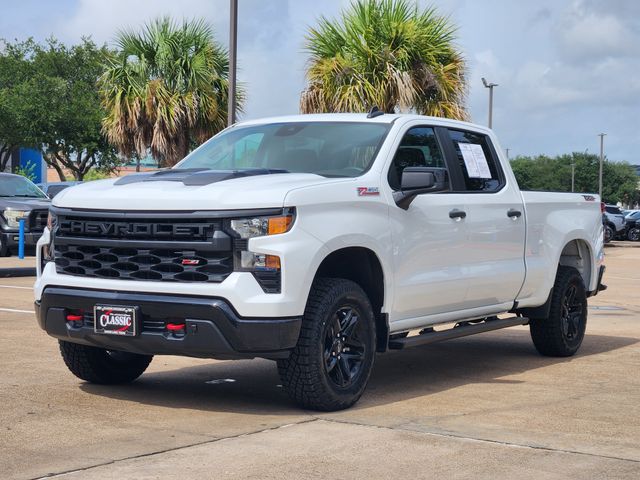 2023 Chevrolet Silverado 1500 Custom Trail Boss White at Gullo Toyota