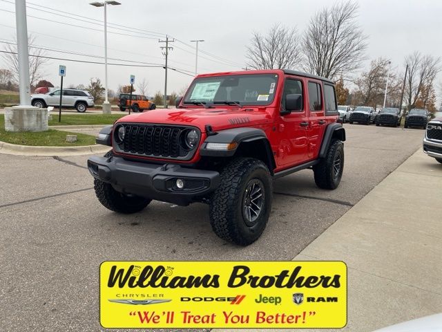 2026 Jeep Wrangler Willys - Firecracker Red Clearcoat exterior view 1