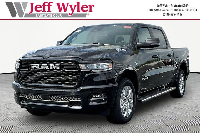 Black 2026 RAM 1500 Big Horn Crew Cab 4WD Pickup Truck Four-Wheel Drive Automatic