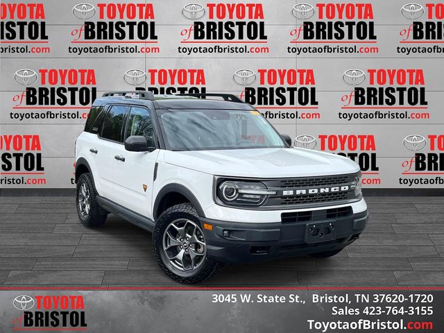 Oxford White 2021 Ford Bronco Sport Badlands 4WD SUV / Crossover All-Wheel Drive 8-Speed Automatic