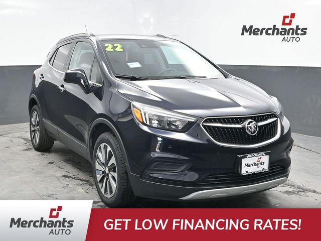 Dark Moon Blue Metallic 2022 Buick Encore SUV / Crossover All-Wheel Drive 6-Speed Automatic Overdrive