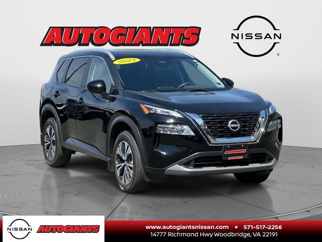 Super Black 2023 Nissan Rogue SV AWD SUV / Crossover All-Wheel Drive Continuously Variable Transmission