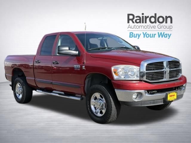 Inferno Red Crystal Pearl 2007 Dodge RAM 2500 SLT Quad Cab 4WD Pickup Truck Four-Wheel Drive 4-Speed Automatic