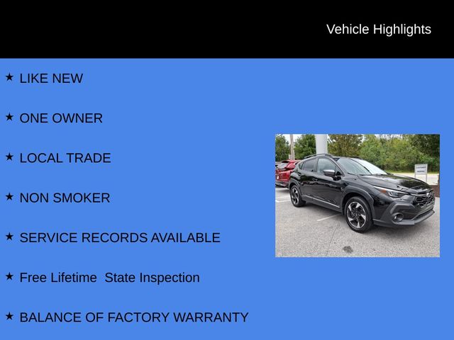 2024 Subaru Crosstrek Limited Black at Rafferty Subaru