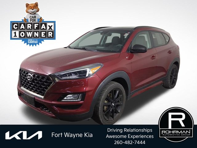 Gemstone Red 2019 Hyundai Tucson SUV / Crossover All-Wheel Drive 6-Speed Automatic