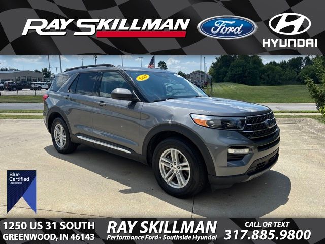 Gray Metallic 2023 Ford Explorer SUV / Crossover All-Wheel Drive Automatic