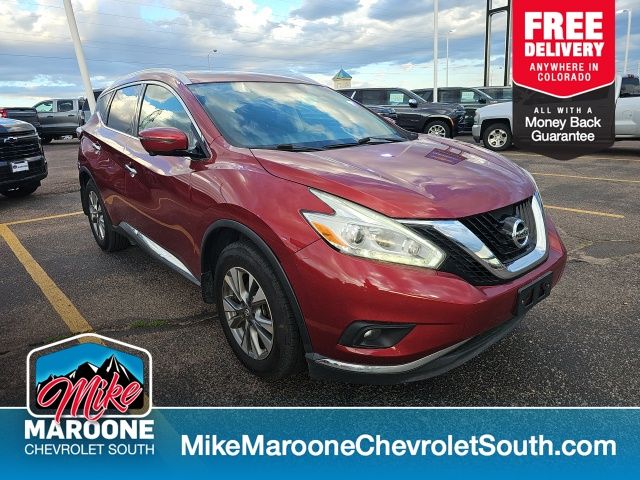 Red 2016 Nissan Murano SUV / Crossover All-Wheel Drive Continuously Variable Transmission