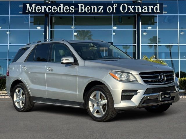 Iridium Silver Metallic 2014 Mercedes-Benz M-Class SUV / Crossover All-Wheel Drive 7-Speed Automatic
