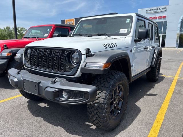 Bright White Clearcoat 2026 Jeep Wrangler Willys 4-Door 4WD SUV / Crossover Four-Wheel Drive 8-Speed Automatic