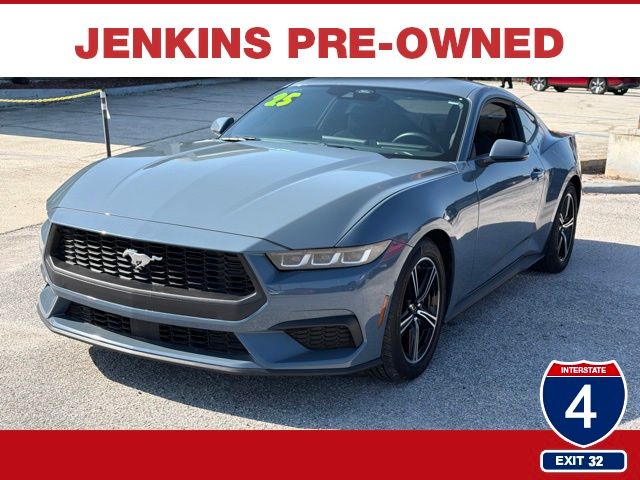 Vapor Blue 2025 Ford Mustang Coupe Rear-Wheel Drive Automatic