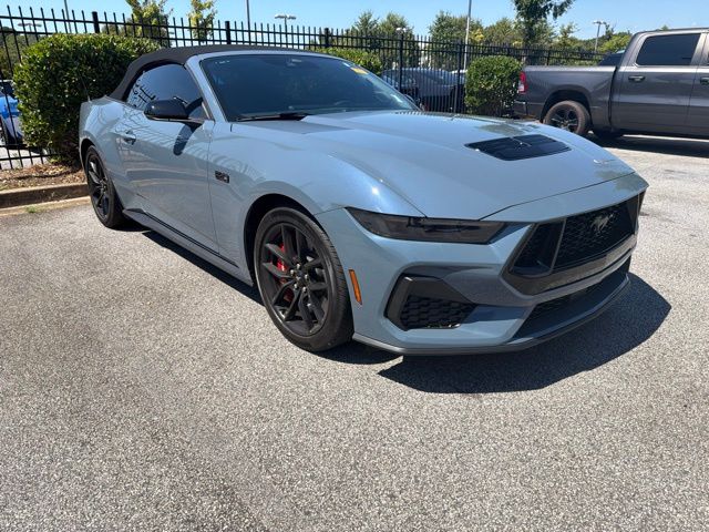 Vapor Blue 2024 Ford Mustang Convertible Rear-Wheel Drive Automatic