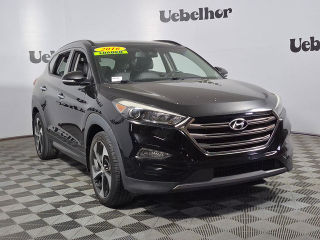 Ash Black 2016 Hyundai Tucson 1.6T Limited FWD SUV / Crossover Front-Wheel Drive 7-Speed Automatic