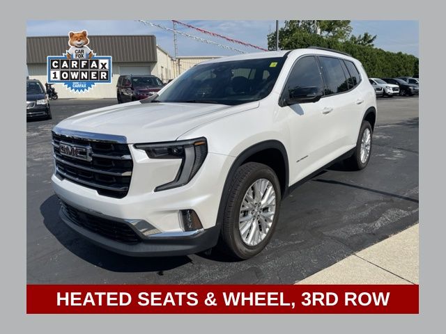 White Frost Tricoat 2024 GMC Acadia SUV / Crossover Front-Wheel Drive 8-Speed Automatic