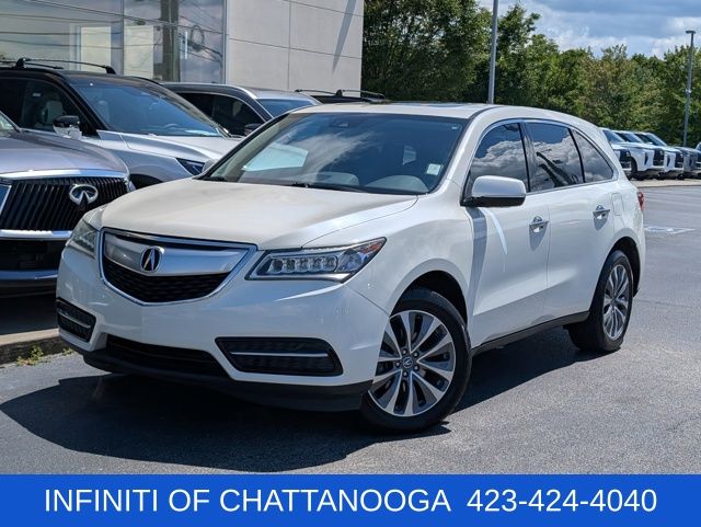 White Diamond Pearl 2016 Acura MDX SUV / Crossover Front-Wheel Drive 9-Speed Automatic