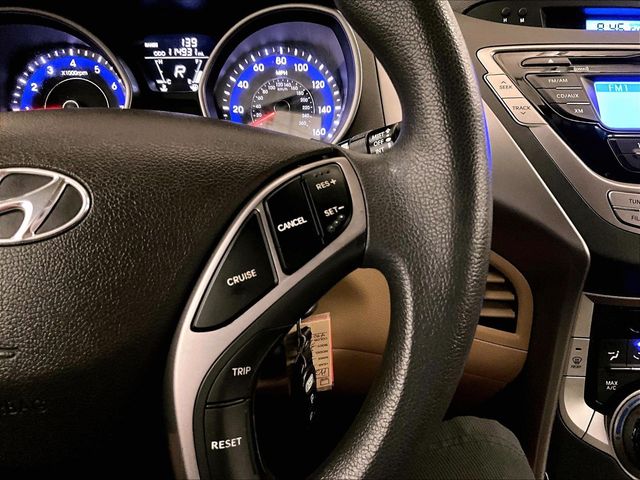2013 Hyundai Elantra GLS Black at Klick Lewis Buick Chevrolet