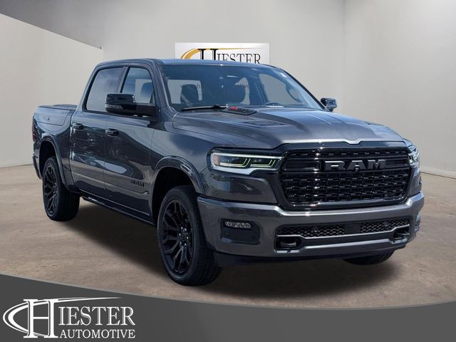 Gray (Granite Crystal Metallic Clearcoat) 2026 RAM 1500 Limited Crew Cab 4WD Pickup Truck Four-Wheel Drive 8-Speed Automatic