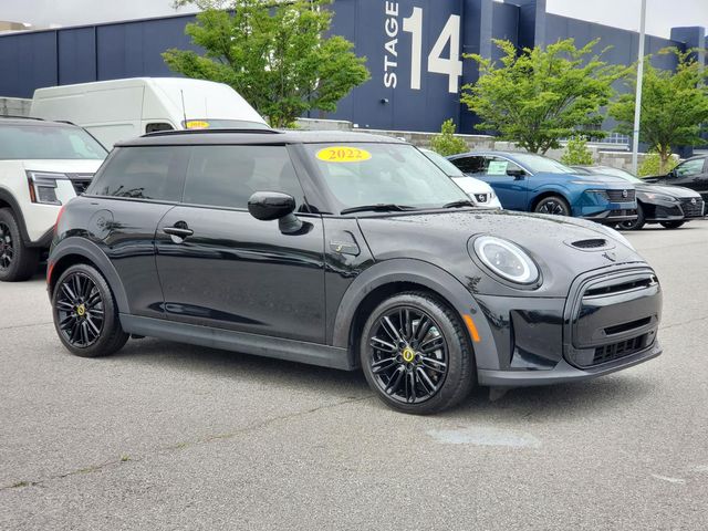 Midnight Black 2022 MINI Cooper SE 2-Door Hatchback FWD Hatchback Front-Wheel Drive 1-Speed Automatic