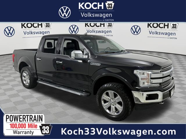 Black Metallic 2019 Ford F-150 Lariat SuperCrew 4WD Pickup Truck Four-Wheel Drive Automatic