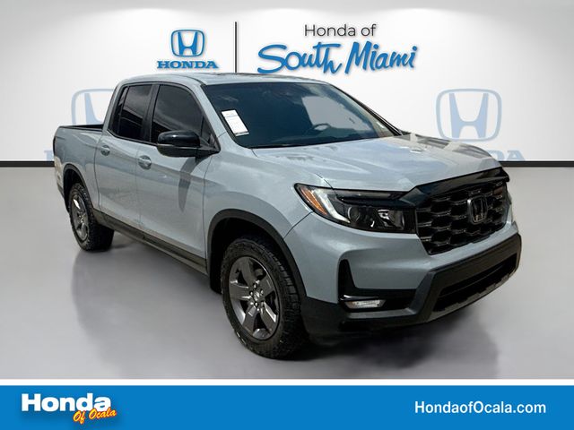 Sonic Gray Pearl 2024 Honda Ridgeline Pickup Truck All-Wheel Drive 9-Speed Automatic