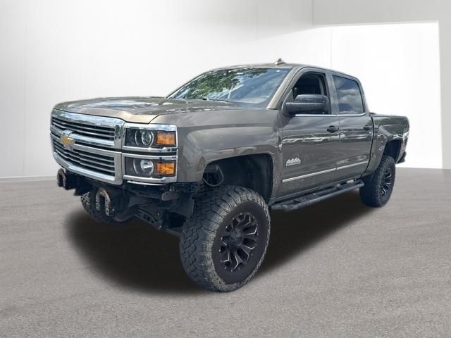 Brownstone Metallic 2015 Chevrolet Silverado 1500 Pickup Truck Four-Wheel Drive 8-Speed Automatic Overdrive