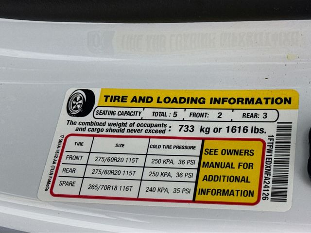 2022 Oxford White Ford F-150 XLT 4X4 Truck