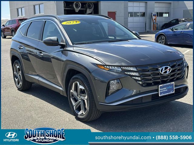 Portofino Gray 2023 Hyundai Tucson SEL AWD SUV / Crossover All-Wheel Drive 8-Speed Automatic