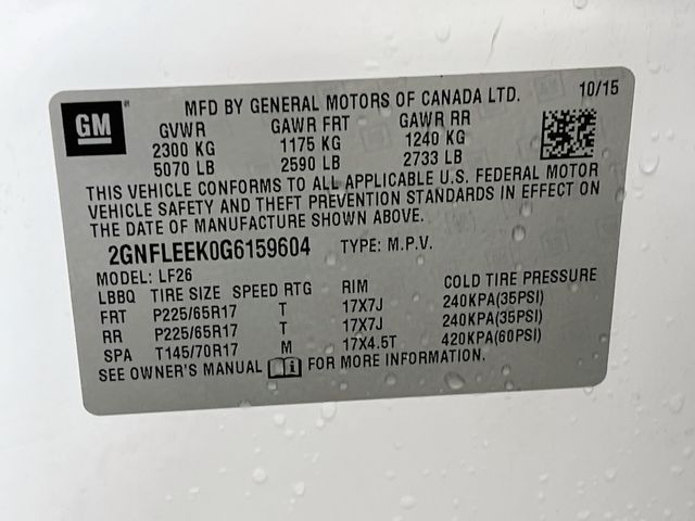 Used 2016 White Chevrolet LS image 10