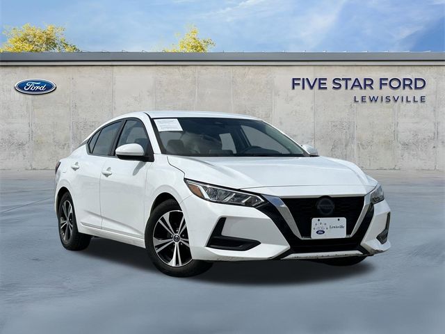 White (Fresh Powder) 2022 Nissan Sentra SV FWD Sedan Front-Wheel Drive Continuously Variable Transmission