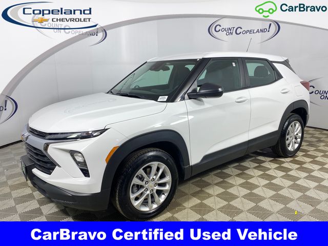 Summit White 2024 Chevrolet Trailblazer LS FWD SUV / Crossover Front-Wheel Drive Continuously Variable Transmission