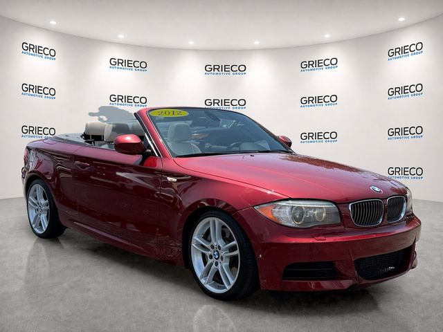 Vermilion Red Metallic 2012 BMW 1 Series Convertible Rear-Wheel Drive 7-Speed Automatic