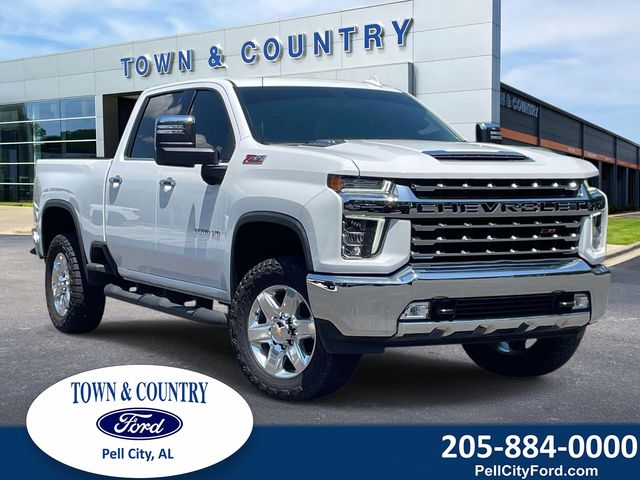 Summit White 2022 Chevrolet Silverado 2500HD LTZ Crew Cab 4WD Pickup Truck Four-Wheel Drive Automatic