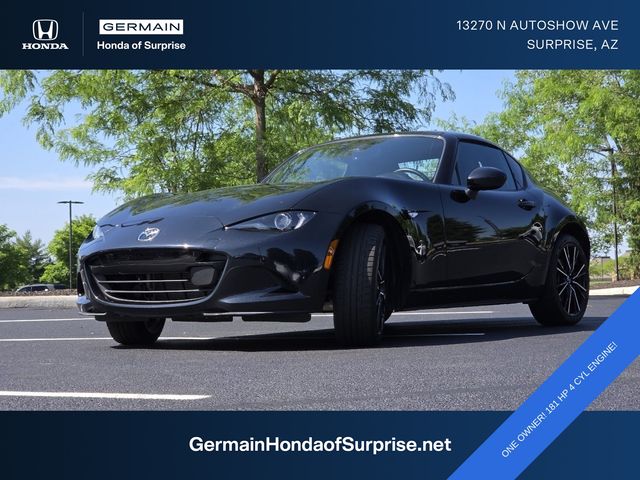 Jet Black Mica 2025 Mazda MX-5 Miata Convertible Rear-Wheel Drive 6-Speed Automatic