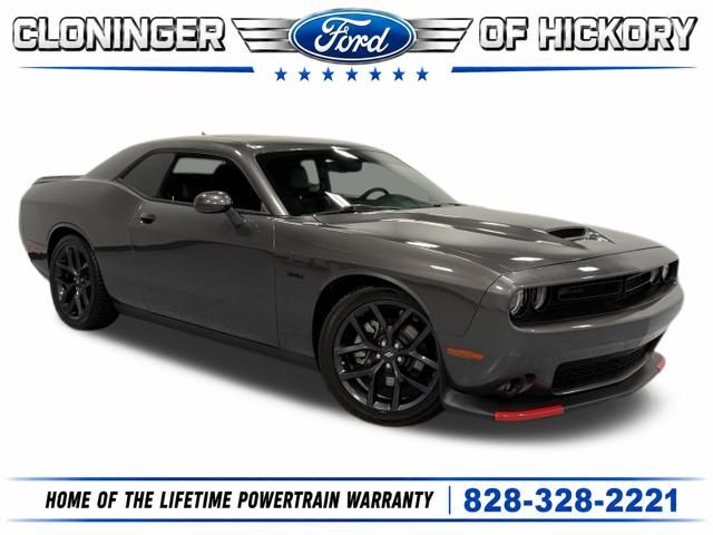 Gray (Granite Pearlcoat) 2023 Dodge Challenger Coupe Rear-Wheel Drive 6-Speed Manual
