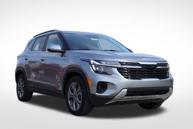 Steel Gray 2024 Kia Seltos SUV / Crossover Front-Wheel Drive Continuously Variable Transmission