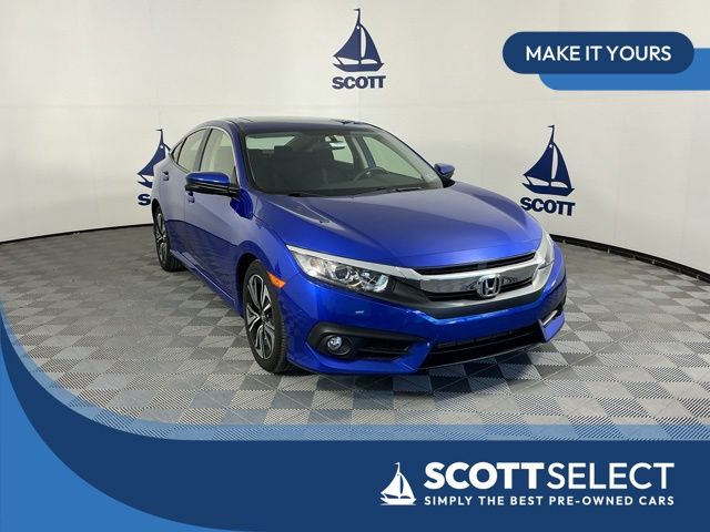 used 2018 Honda Civic car, priced at $17,655