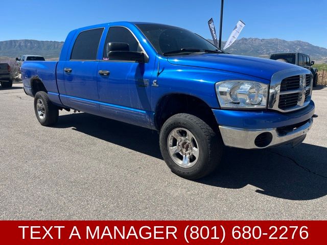 Electric Blue Pearlcoat 2008 Dodge RAM 3500 Pickup Truck Four-Wheel Drive 6-Speed Automatic