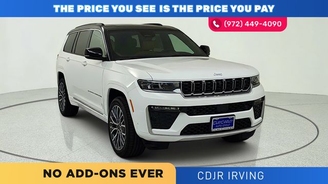 Bright White Clearcoat 2026 Jeep Grand Cherokee L SUV / Crossover Four-Wheel Drive 8-Speed Automatic