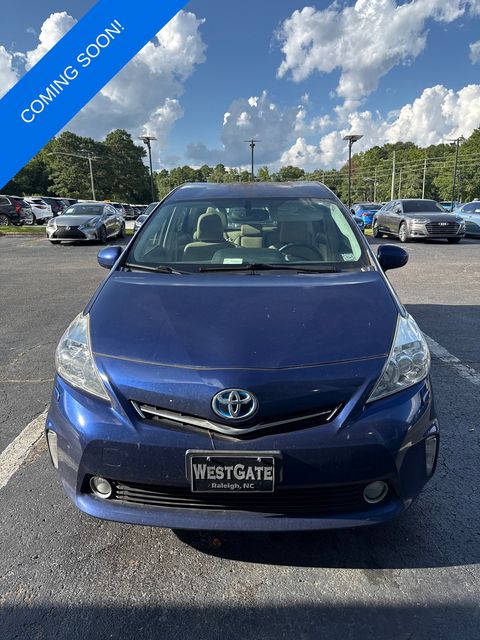 Blue Ribbon Metallic 2014 Toyota Prius v Wagon Front-Wheel Drive Continuously Variable Transmission