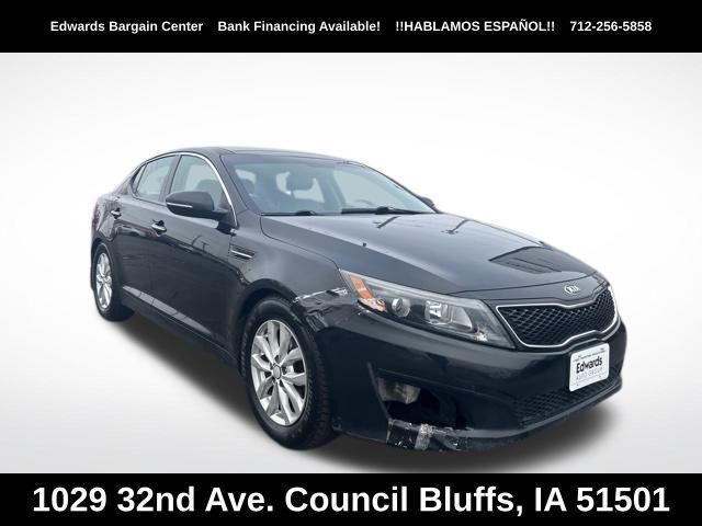 Ebony Black 2015 Kia Optima EX Sedan Front-Wheel Drive 6-Speed Automatic