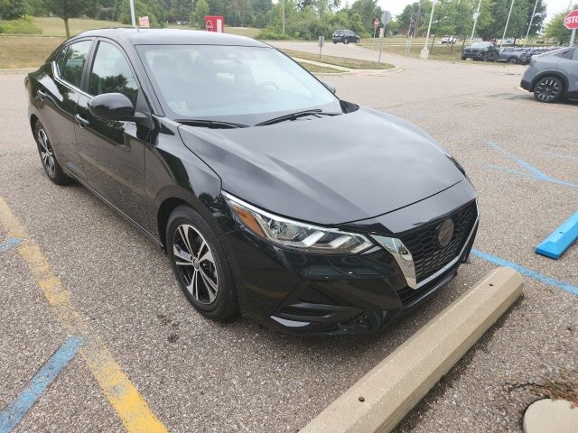 Super Black 2023 Nissan Sentra Sedan Front-Wheel Drive Continuously Variable Transmission