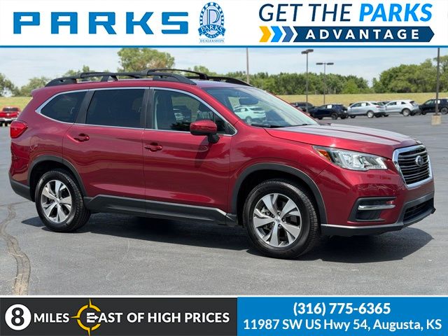 Crimson Red Pearl 2020 Subaru Ascent Premium 7-Passenger AWD SUV / Crossover All-Wheel Drive Continuously Variable Transmission