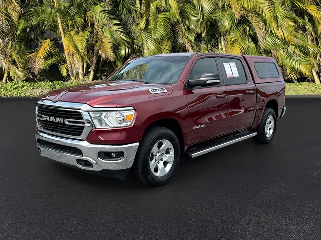 Delmonico Red Pearlcoat 2021 RAM 1500 Big Horn Crew Cab RWD Pickup Truck 4X2 8-Speed Automatic