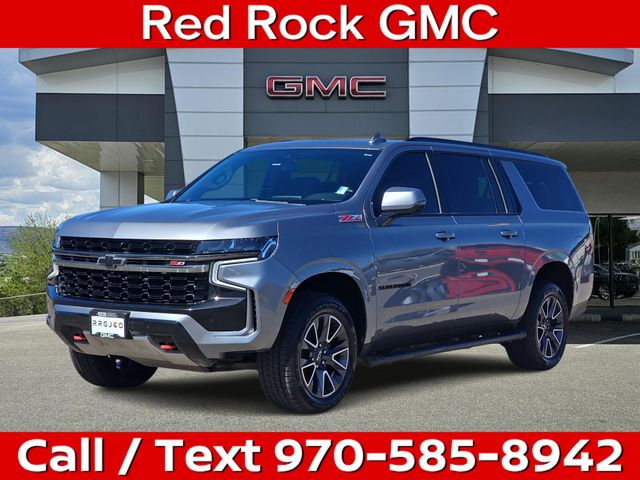 Gray (Satin Steel Metallic) 2022 Chevrolet Suburban SUV / Crossover Four-Wheel Drive