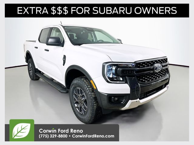 Oxford White 2026 Ford Ranger XLT SuperCrew 4WD Pickup Truck Four-Wheel Drive Automatic